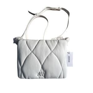 JASON WU Cat quilted puffy leather crossbody bag - White